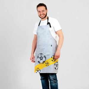 DELANTAL CON PETO FUTBOL