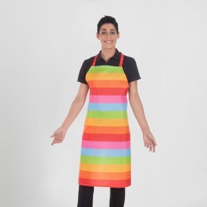 DELANTAL PETO BOLSILLO ESTAMPADO