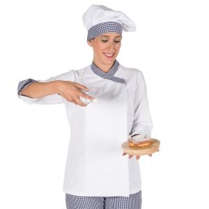CHAQUETA COCINA MUJER COMBI
