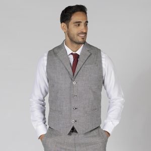 CHALECO HOMBRE SOLAPA CHEVIOT