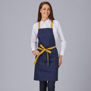 DELANTAL PETO TIRANTES CONTRASTE 88X74 CM