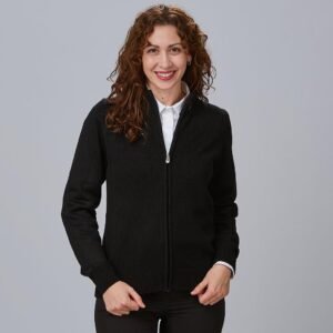 CARDIGAN MUJER PUNTO GRUESO CON CREMALLERA
