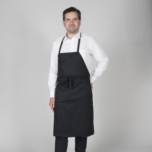 DELANTAL PETO Y CINTAS DE ALGODON 90X75 CM