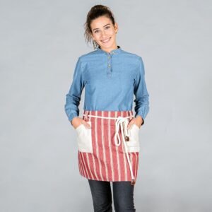 DELANTAL SIN PETO LONETA RAYAS 45X68 CM