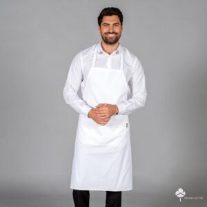 DELANTAL CON PETO TEJIDO ORGANICO 91X74 CM