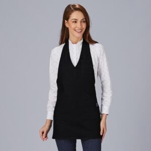 DELANTAL BISTRO SARGA POLIESTER 80X65 CM