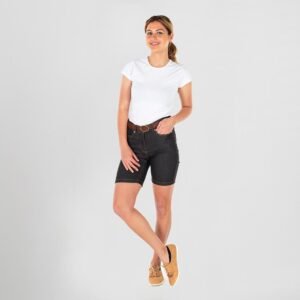 BERMUDA MUJER VAQUERO TALLE MEDIO