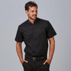 CAMISA HOMBRE M/C C/MAO SLIM FIT ELASTAN
