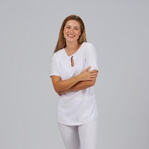 BLUSA MUJER ESCOTE LAGRIMA M/C MARIA