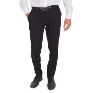 PANTALON HOMBRE SIN PINZAS SLIM FIT TECNO