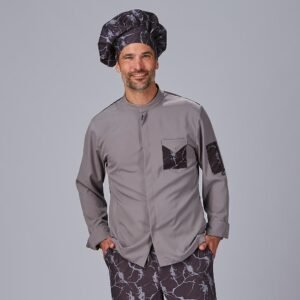 CHAQUETA COCINA UNISEX COMBI CANALE RAYO