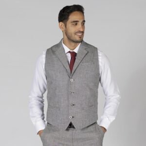 CHALECO HOMBRE SOLAPA CHEVIOT