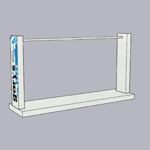 ESTRUCTURA MINI DELANTAL (SIN DELANTALES)